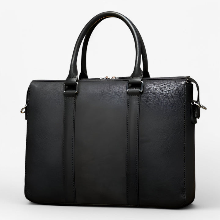 Leather Laptop Bag with Shoulder Strap
