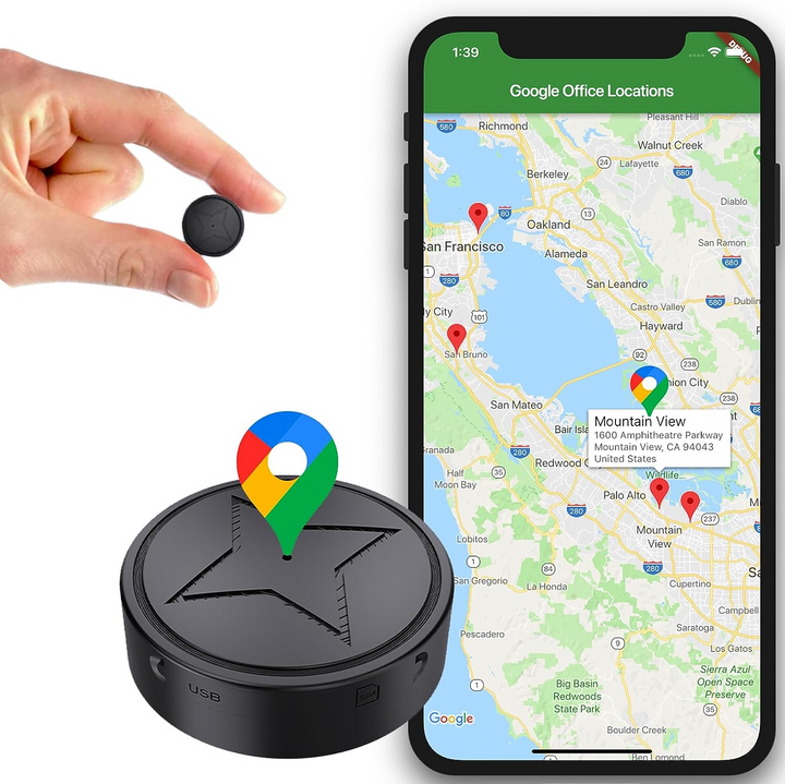 Wireless GPS Tracker Magnetic Mount Device