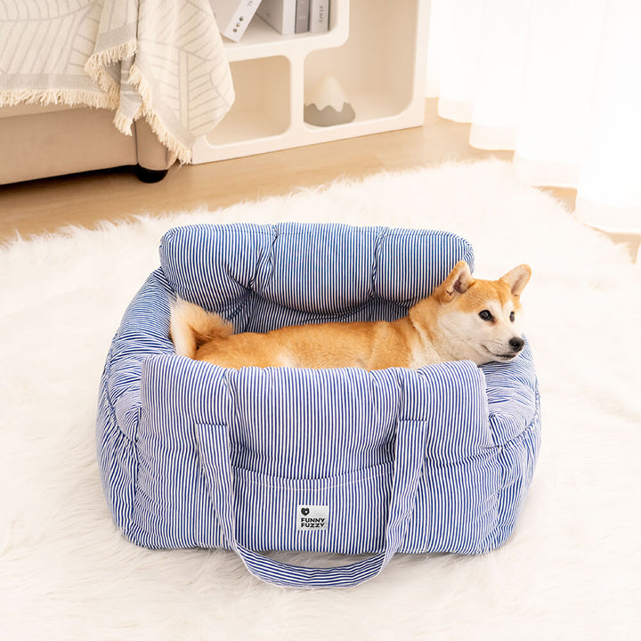 Circular Dog Bed Pet Basket Bed