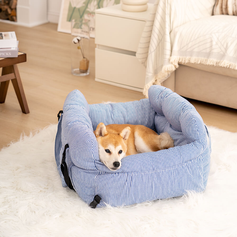 Circular Dog Bed Pet Basket Bed