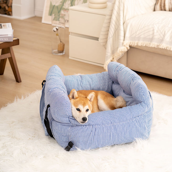 Circular Dog Bed Pet Basket Bed