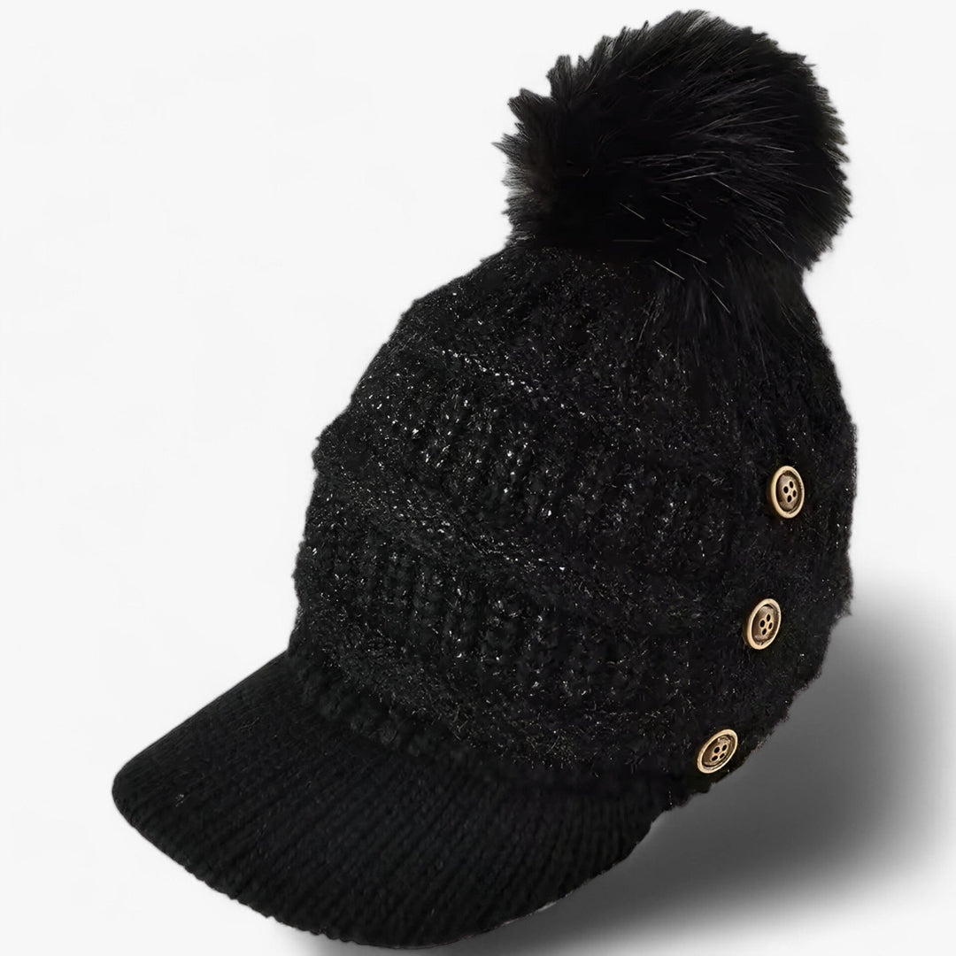 Visor Hat Warm Winter Headwear