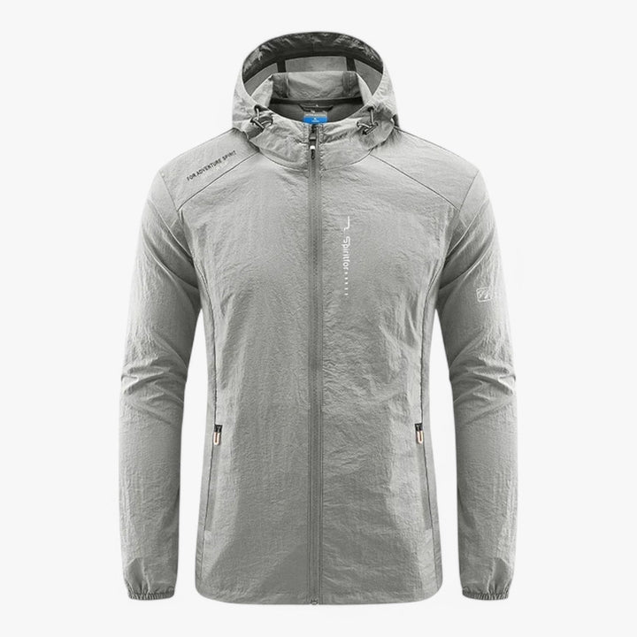 Men's Lightweight Hooded Zip-Up Jacket