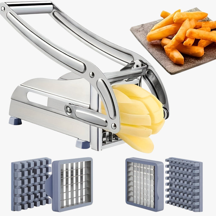 Non-Slip Vegetable Slicer for Fries and BBQ Cutting Tool