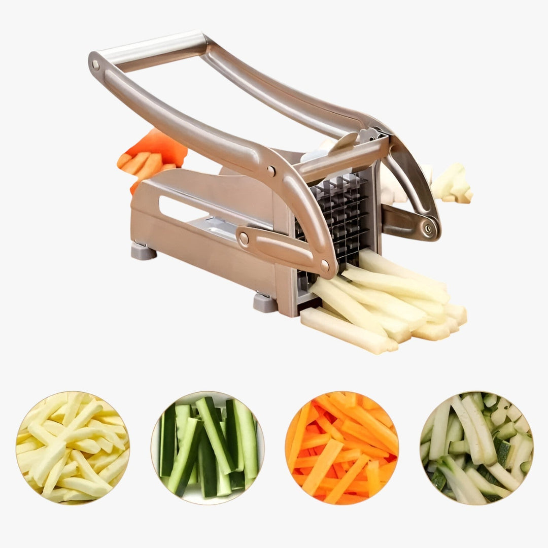 Non-Slip Vegetable Slicer for Fries and BBQ Cutting Tool