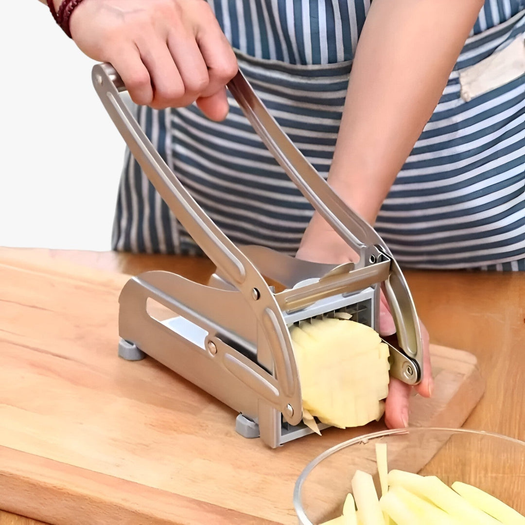 Non-Slip Vegetable Slicer for Fries and BBQ Cutting Tool
