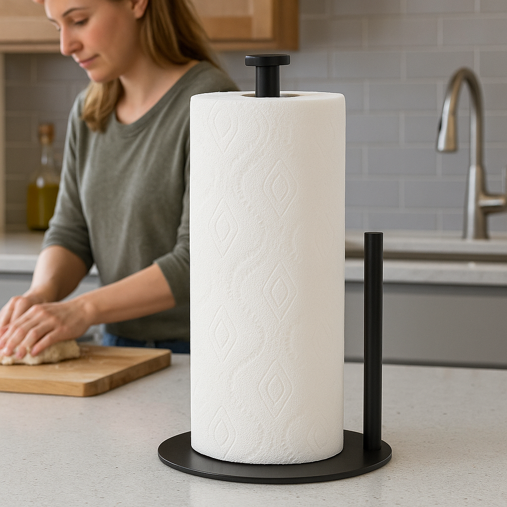 Kitchen Roll Holder with Tear Element