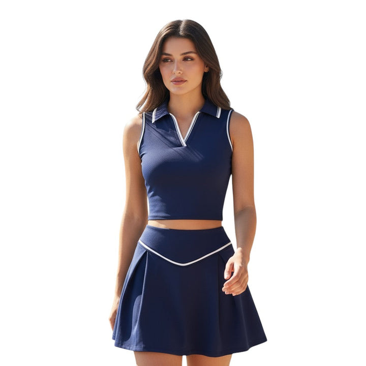 Women's Tennis Outfit 2-Piece Padded Top
