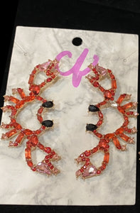 CM Crab Earrings
