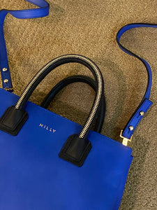 Milly  Mini Logan Blue Bag